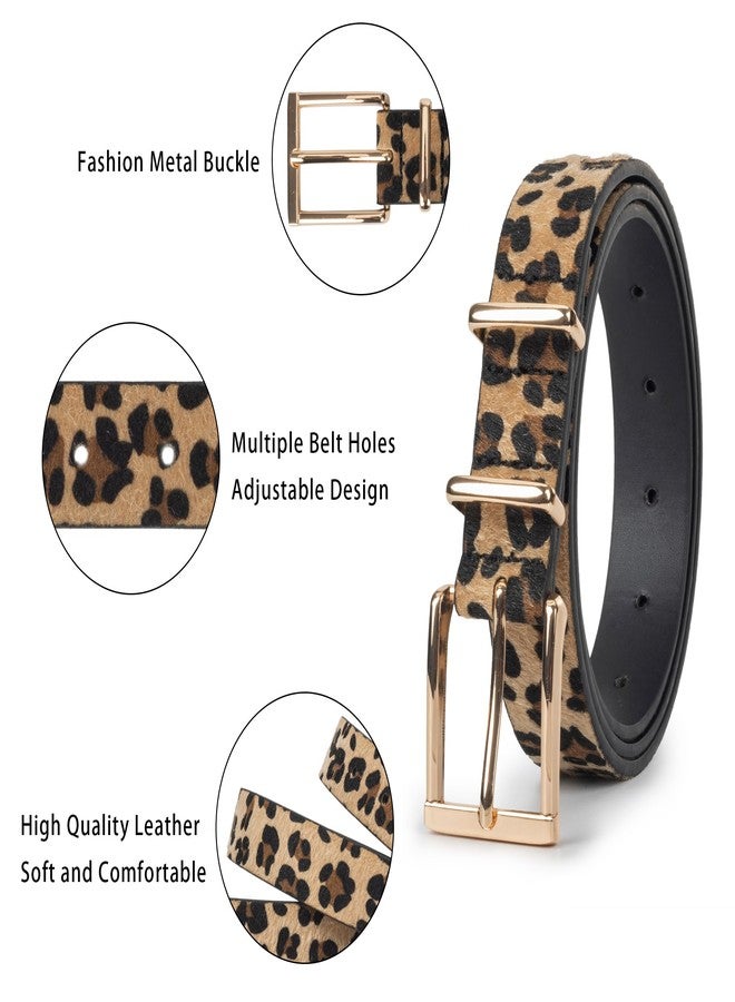 WAYLIT Leopard Print Belts For Women Leopard-Belt - Cheetah Belts For Women - Image 2